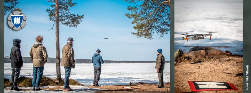 MPK:n ilmapuolustuspiirin dronekurssit alkoivat