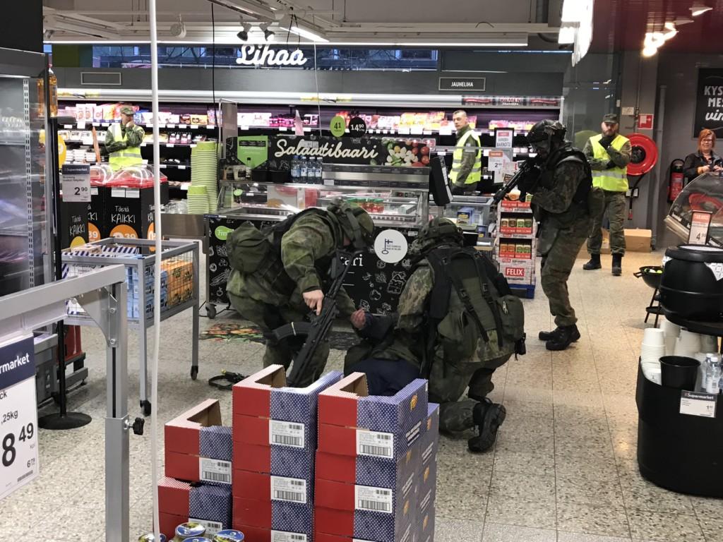 Kuvituskuva edellisestä vastaavasta harjoituksesta keväältä 2019.