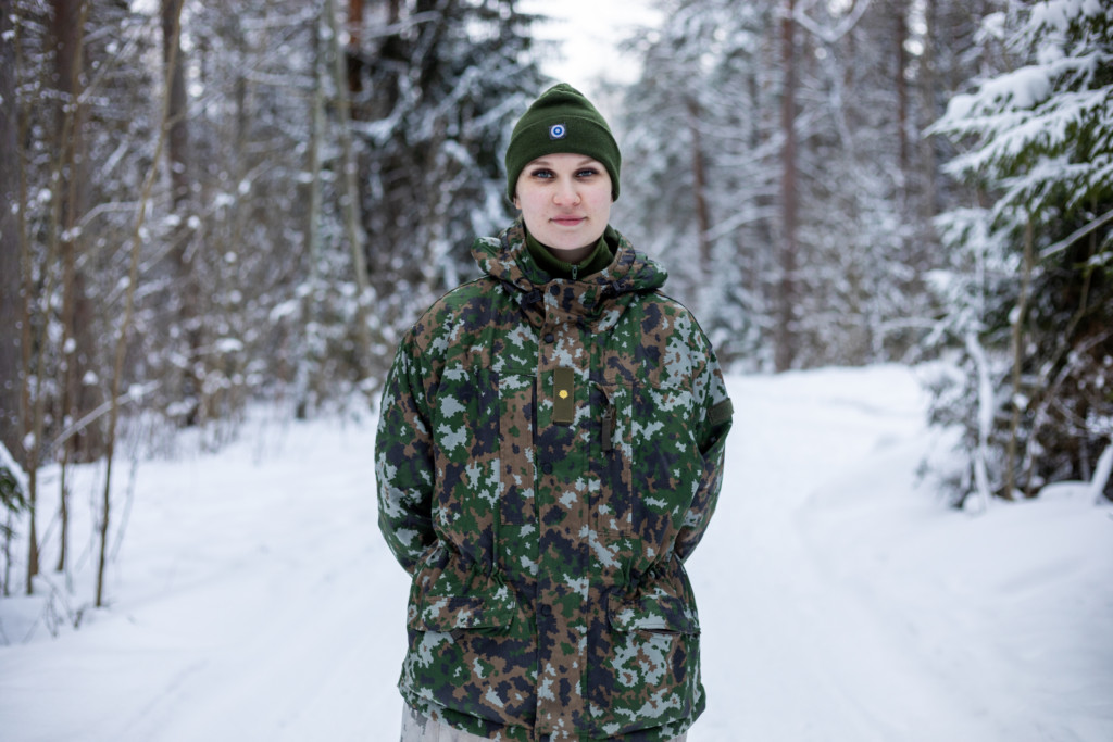 Kurssin vapaaehtoinen kouluttaja Wivi Valtanen