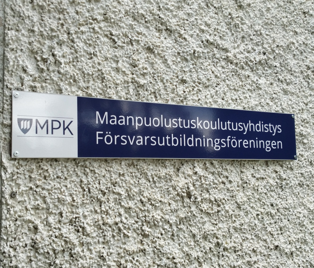 MPK:n seinäkyltti