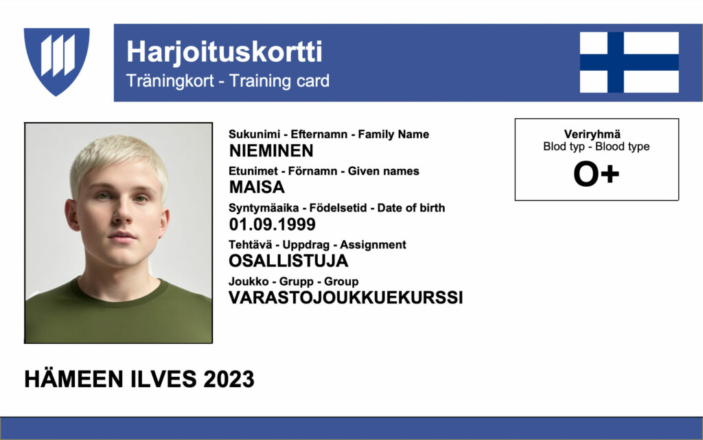 Harjoituskortti
