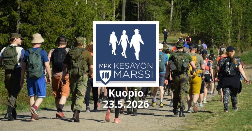Kuopion Kesäyön marssi järjestetään 23.5.26